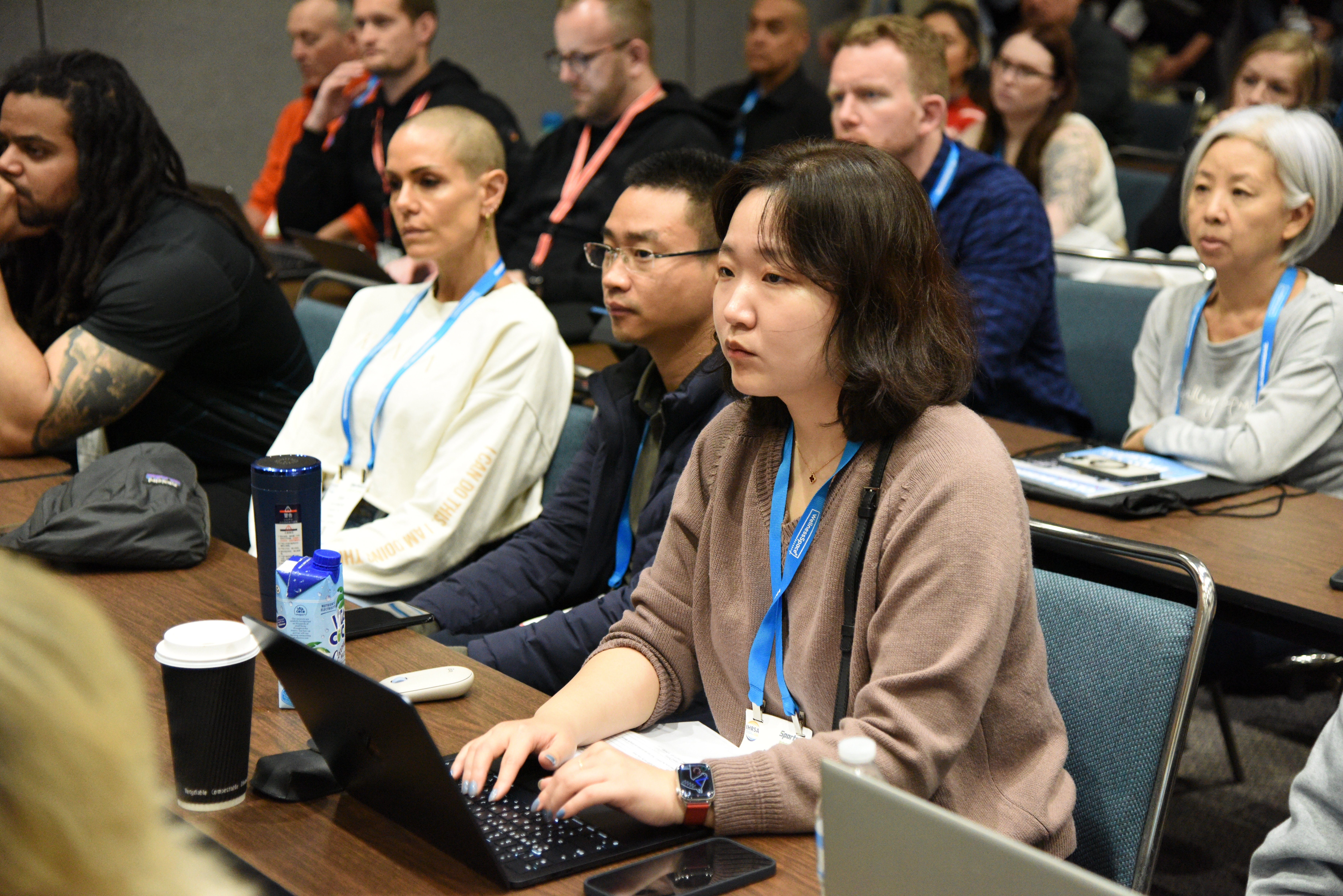 woman in education session