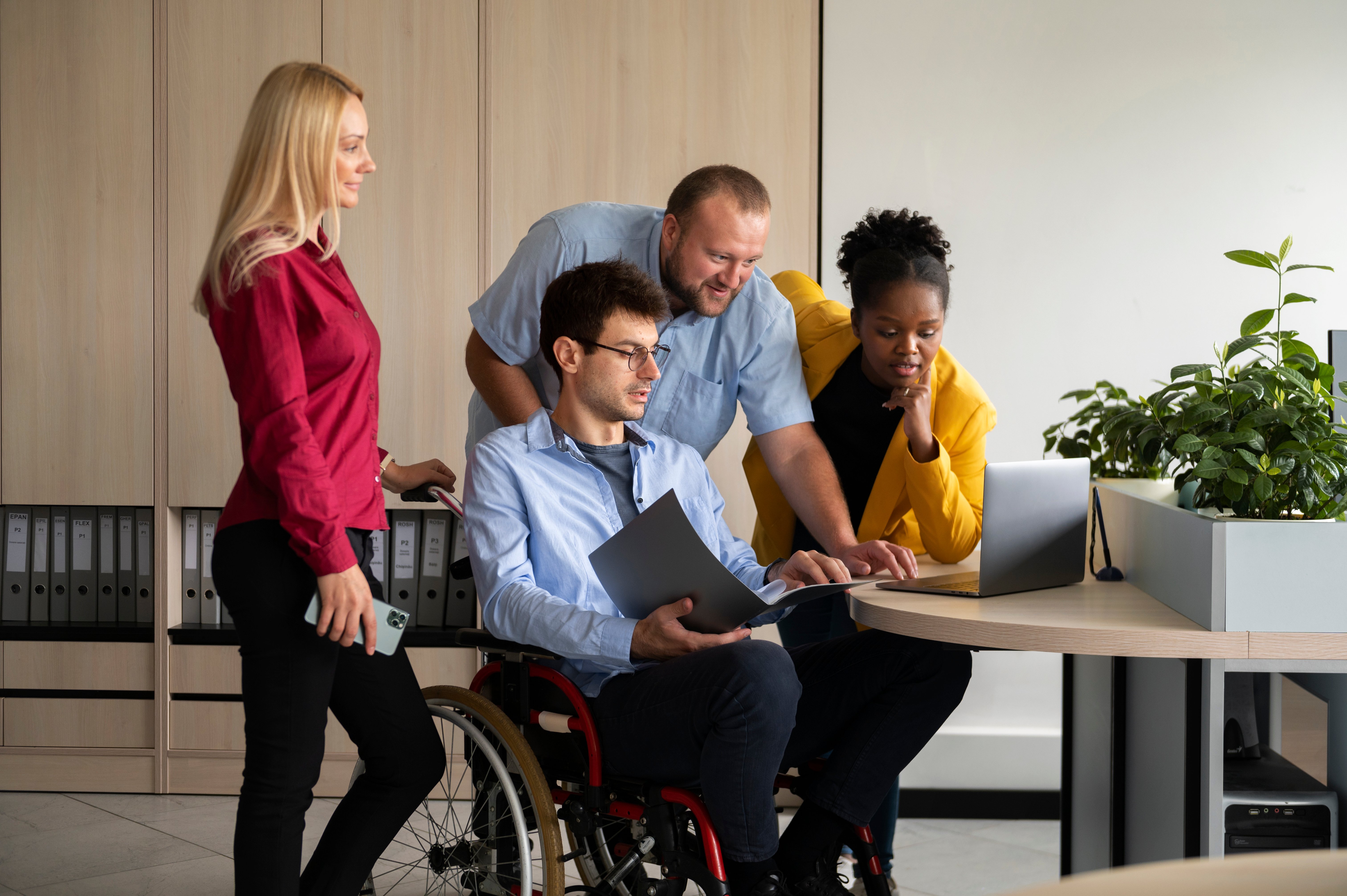 side-view-people-working-at-office